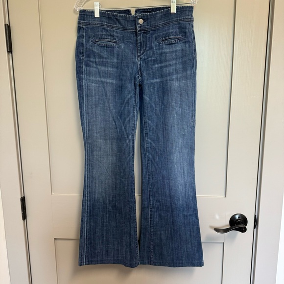 Citizens of Humanity Darlington Wide Leg Jeans Medium Dark Wash 29 - Picture 1 of 16